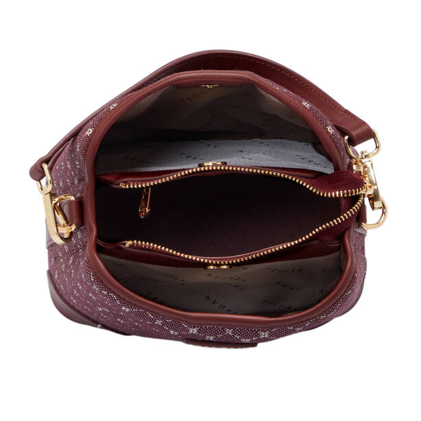 Bordo Tekstil Kadın Omuz Çantası - S25K1TWC0710-V6K - 4