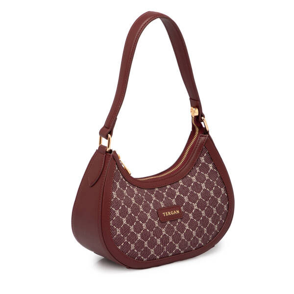 Bordo Tekstil Kadın Omuz Çantası - S25K1TWC0721-V6K - 2