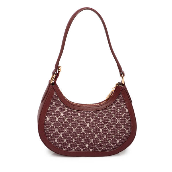 Bordo Tekstil Kadın Omuz Çantası - S25K1TWC0721-V6K - 3