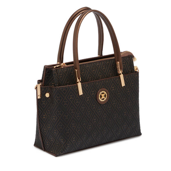 Bronz Print Kadın Çapraz Askılı Çanta - S1WPR0000803-R7P - 2