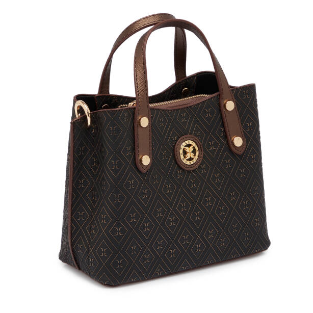 Bronz Print Kadın Çapraz Askılı Çanta - S1WPR0000806-R7P - 2