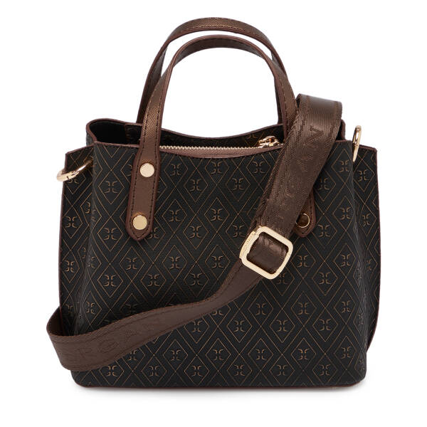 Bronz Print Kadın Çapraz Askılı Çanta - S1WPR0000806-R7P - 3