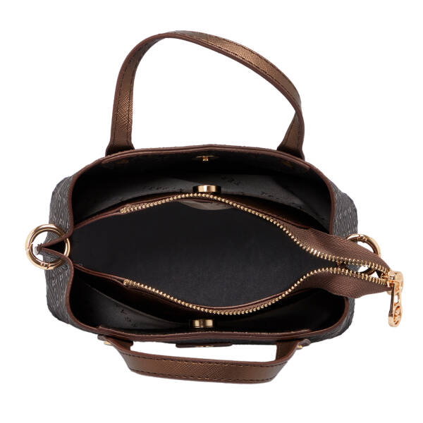 Bronz Print Kadın Çapraz Askılı Çanta - S1WPR0000806-R7P - 4