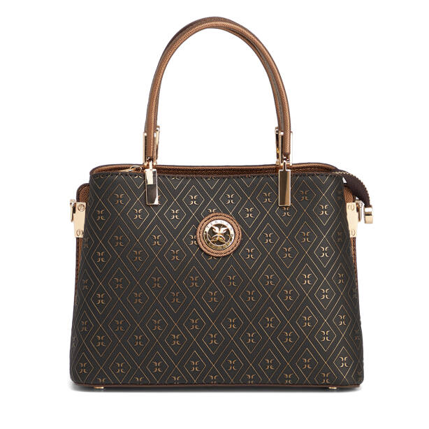 Bronz Print Kadın Çapraz Askılı Çanta - S1WPR0000813-R7P 