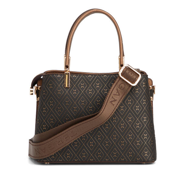 Bronz Print Kadın Çapraz Askılı Çanta - S1WPR0000813-R7P - 3
