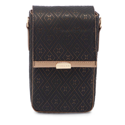 Bronz Print Kadın Çapraz Askılı Çanta - S25Y1PR09171-R7P 
