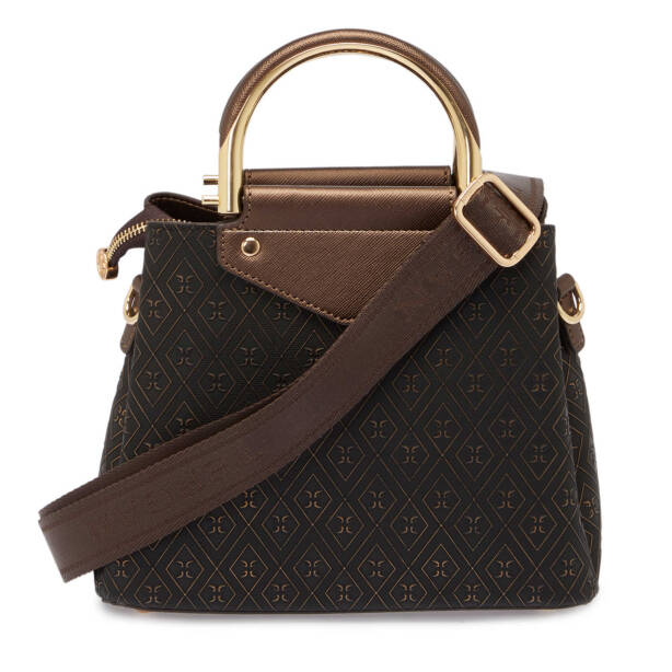 Bronz Print Kadın Çapraz Askılı Çanta - S25Y1PR09177-R7P - 3