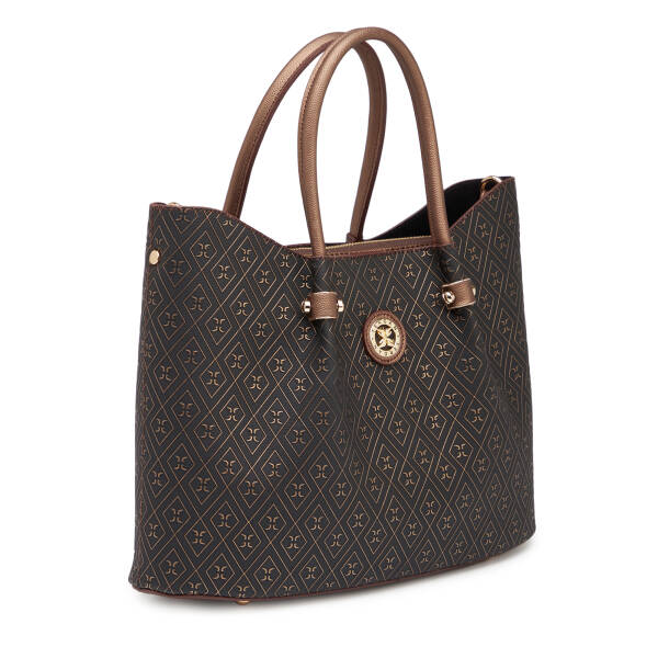 Bronz Print Kadın Çapraz Askılı Çanta - S26K1PR09195-R7P - 2