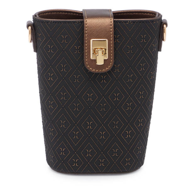 Bronz Print Kadın Çapraz Askılı Çanta - S26Y1PR09173-R7P 