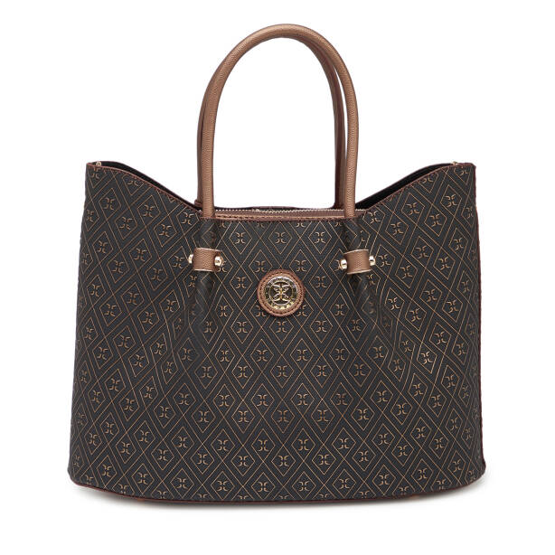 Bronz Print Kadın Çapraz Askılı Çanta - S26Y1PR09195-R7P - Tergan