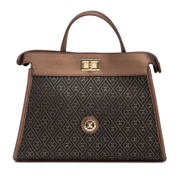 Bronz Print Kadın Çapraz Askılı Çanta - S26Y1PR09199-R7P 
