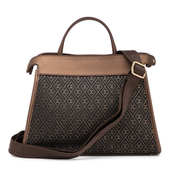 Bronz Print Kadın Çapraz Askılı Çanta - S26Y1PR09199-R7P - 3