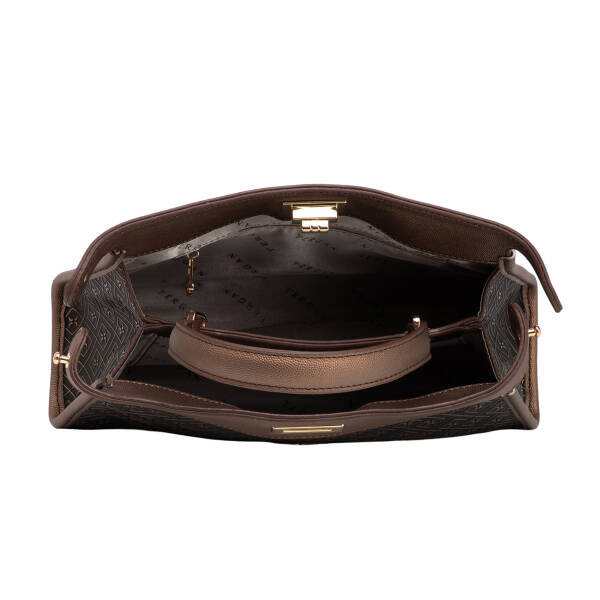 Bronz Print Kadın Çapraz Askılı Çanta - S26Y1PR09199-R7P - 4