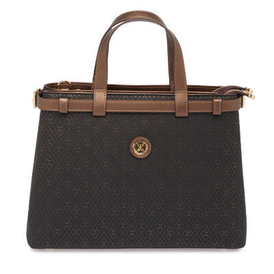 Bronz Print Kadın El Çantası - S24K1PR09157-R7P - 1