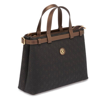 Bronz Print Kadın El Çantası - S24K1PR09157-R7P - 2