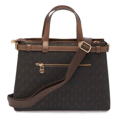 Bronz Print Kadın El Çantası - S24K1PR09157-R7P - 3