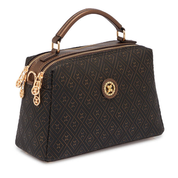 Bronz Print Kadın El Çantası - S26K1PR09182-R7P - 2