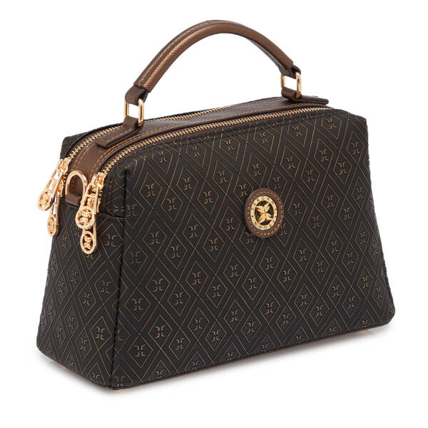 Bronz Print Kadın El Çantası - S26K1PR09182-R7P - 2