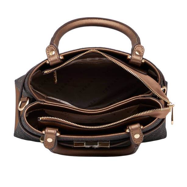 Bronz Print Kadın El Çantası - S26K1PR09196-R7P - 4