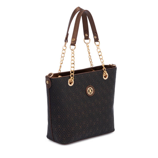 Bronz Print Kadın Omuz Çantası - S1WPR0000801-R7P - Tergan