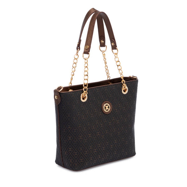 Bronz Print Kadın Omuz Çantası - S1WPR0000801-R7P - 2