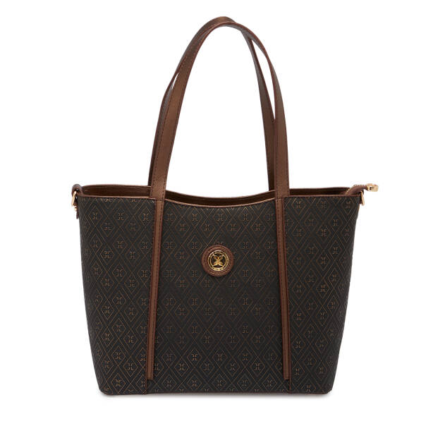 Bronz Print Kadın Omuz Çantası - S1WPR0000804-R7P 