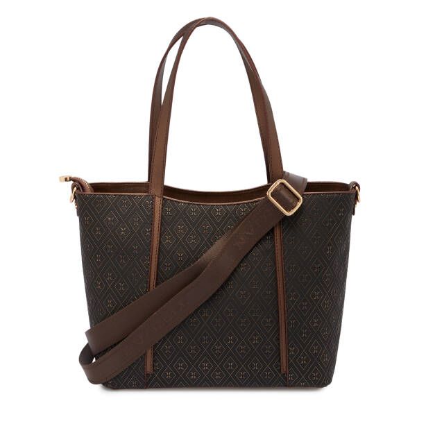 Bronz Print Kadın Omuz Çantası - S1WPR0000804-R7P - 3