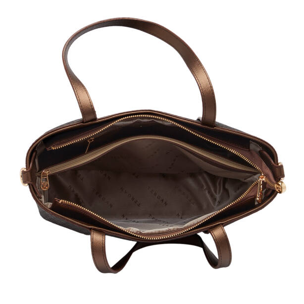 Bronz Print Kadın Omuz Çantası - S1WPR0000804-R7P - 4