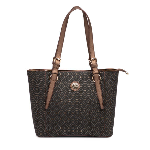 Bronz Print Kadın Omuz Çantası - S1WPR0000809-R7P - Tergan