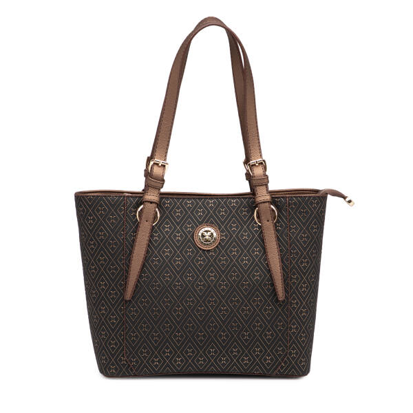 Bronz Print Kadın Omuz Çantası - S1WPR0000809-R7P - 1