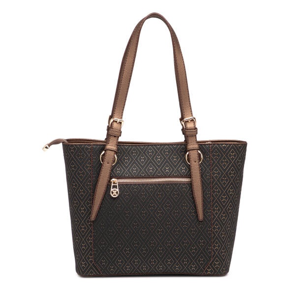 Bronz Print Kadın Omuz Çantası - S1WPR0000809-R7P - Tergan