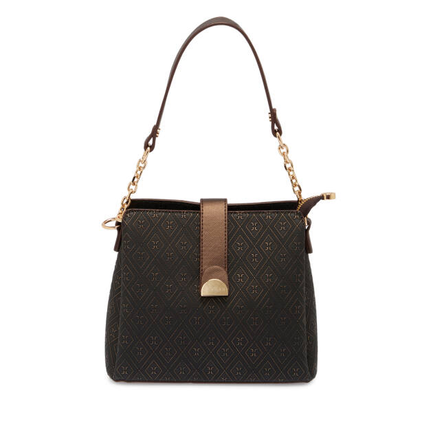 Bronz Print Kadın Omuz Çantası - S25K1PR09178-R7P - 1