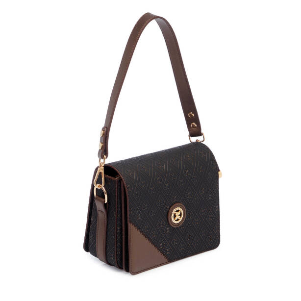 Bronz Print Kadın Omuz Çantası - S25Y1PR09168-R7P - 2