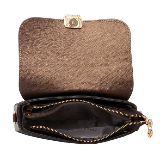 Bronz Print Kadın Omuz Çantası - S25Y1PR09172-R7P - 4
