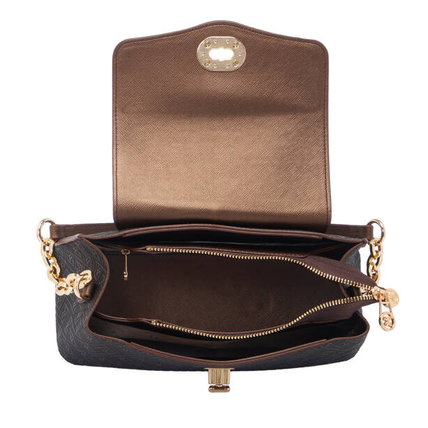 Bronz Print Kadın Omuz Çantası - S26Y1PR09163-R7P - Tergan