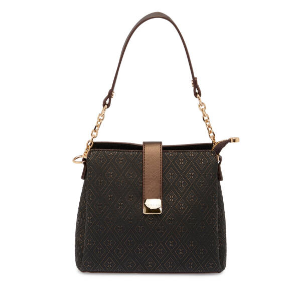 Bronz Print Kadın Omuz Çantası - S26Y1PR09178-R7P - 1