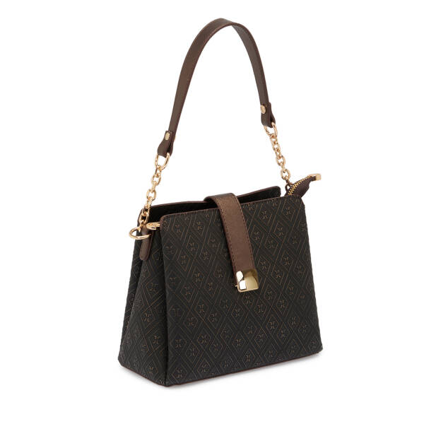 Bronz Print Kadın Omuz Çantası - S26Y1PR09178-R7P - 2