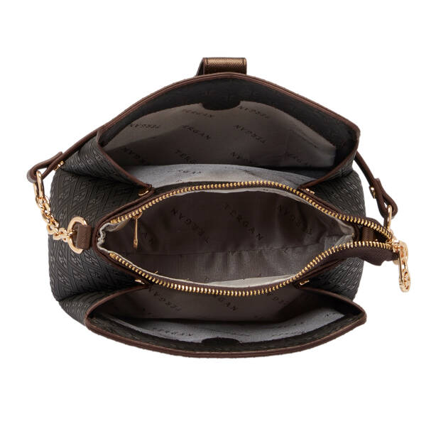 Bronz Print Kadın Omuz Çantası - S26Y1PR09178-R7P - 4