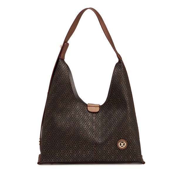Bronz Print Kadın Omuz Çantası - S26Y1PR09191-R7P 