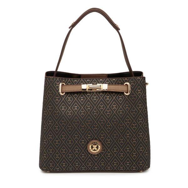 Bronz Print Kadın Omuz Çantası - S26Y1PR09192-R7P - 1
