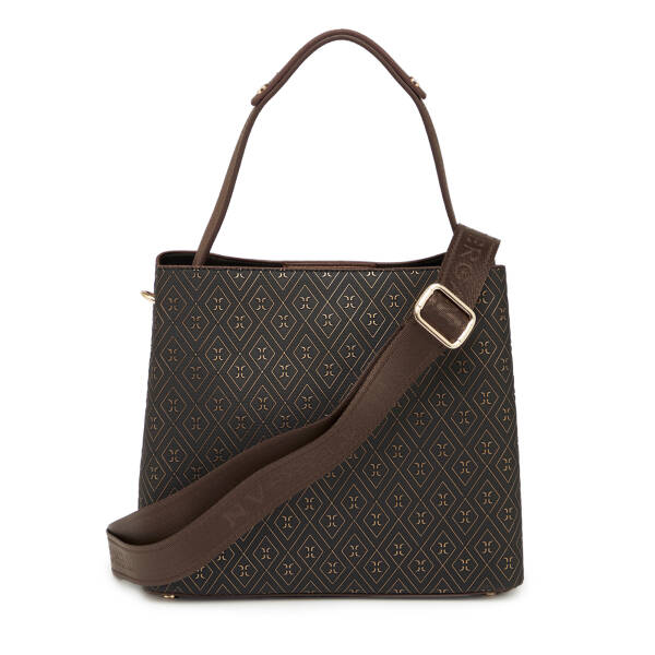 Bronz Print Kadın Omuz Çantası - S26Y1PR09192-R7P - 3