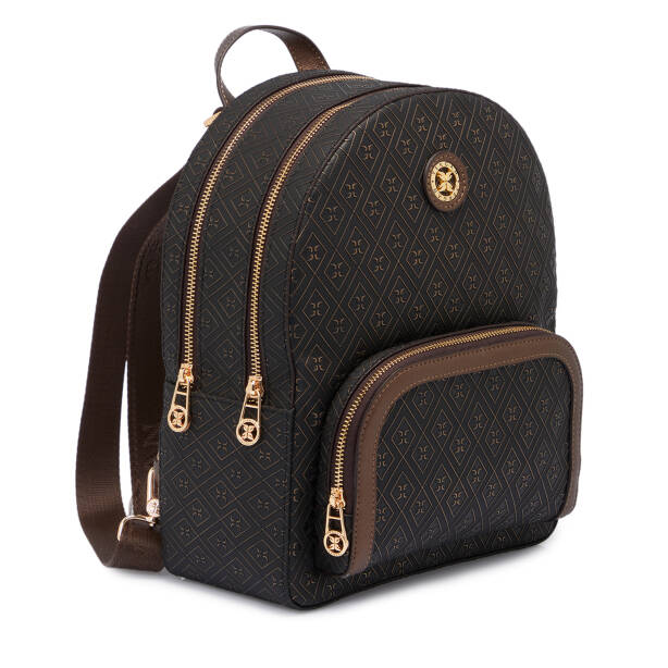 Bronz Print Kadın Sırt Çantası - S1SR00079604-R7P - 2