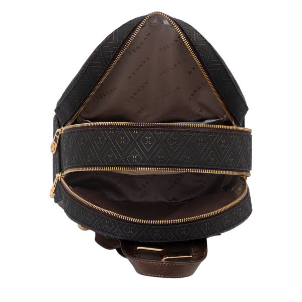 Bronz Print Kadın Sırt Çantası - S1SR00079604-R7P - 4