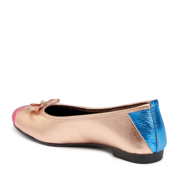 Çok Renkli Hakiki Deri Kadın Babet - K25I1BB67763-K2N - 3