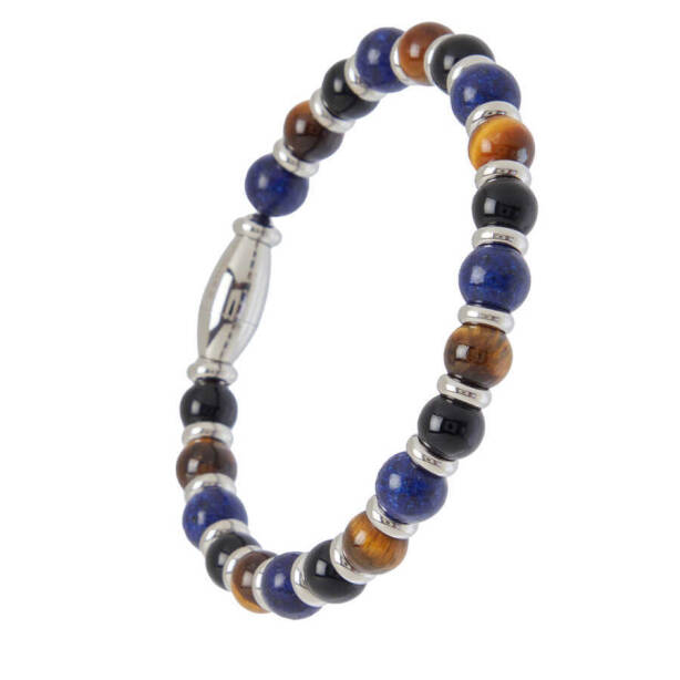 Çok Renkli Kaplangözü Erkek Bileklik - E1BLK0410438-P63 - 2