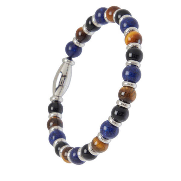 Çok Renkli Kaplangözü Erkek Bileklik - E1BLK0410438-P63 - 2