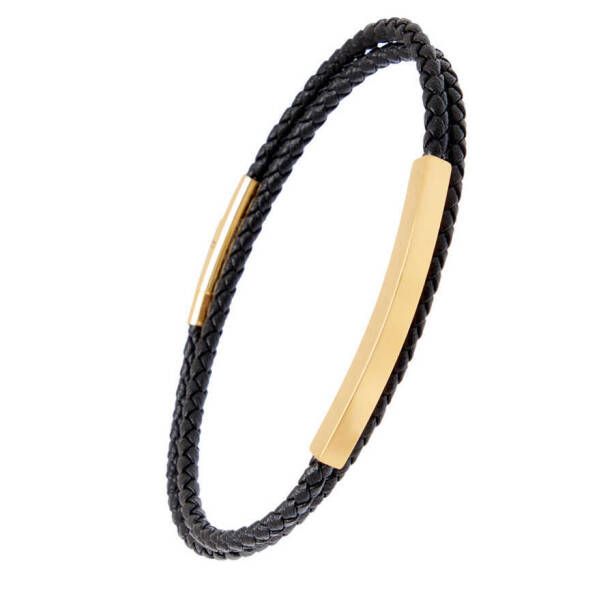 Dore Deri - Çelik Erkek Bileklik - E1BLK0410425-U2Z - 2