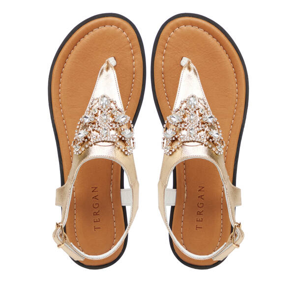 Dore Hakiki Deri Kadın Sandalet - K25Y1SN68218-U9O - 5