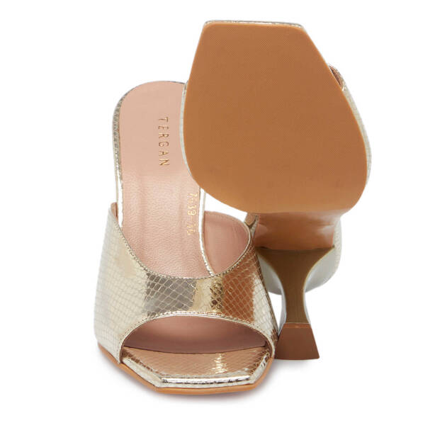 Dore Hakiki Deri Kadın Terlik - K25Y1TR68094-A34 - 4