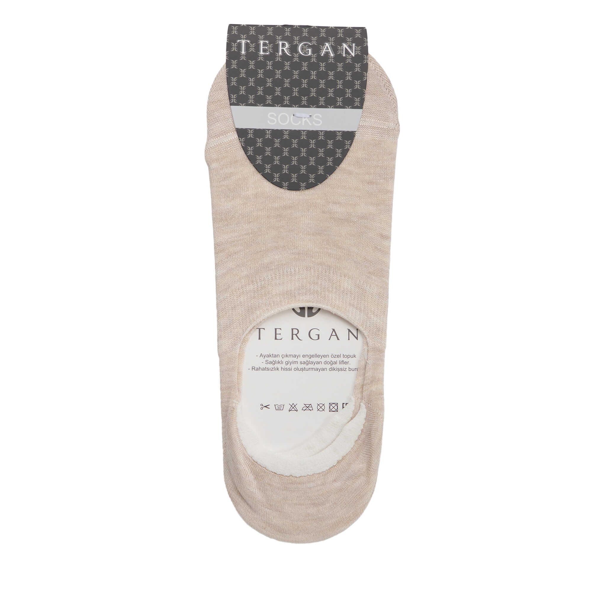 Ekru Bambu Kadın Çorap - K26I1CR20324-T6W